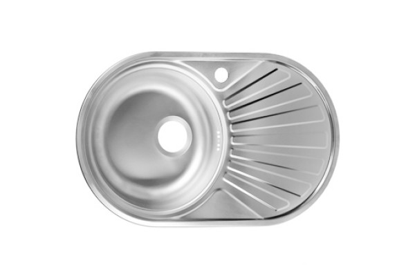 Мойка нержавейка врезная (440х740) 0.6 mm
