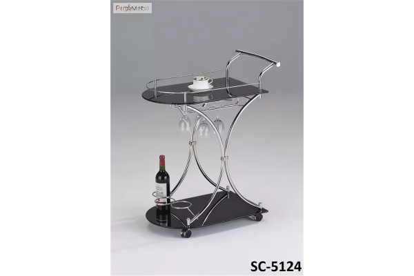 Столик Сервировочный стекло