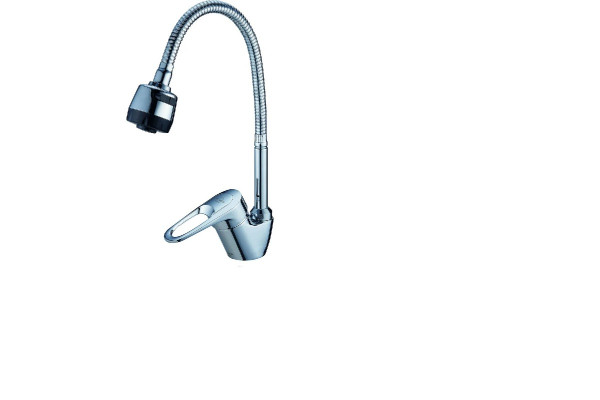 Смеситель для кухни Solone с гибким изливом LOP4-B043