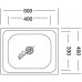 Мойка кухонная из нержавейки Кромрус 40х50 хром